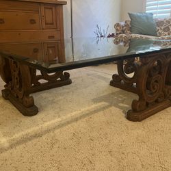 Glass Top Coffee Table