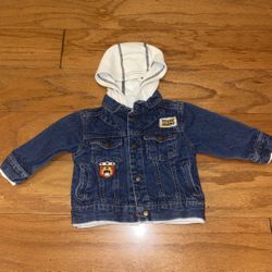 Boyz Wear by Nannette Denim Hooded Jacket State Champ Boys Toddler  18 Month