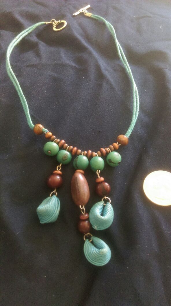 Boho bohemian India necklace