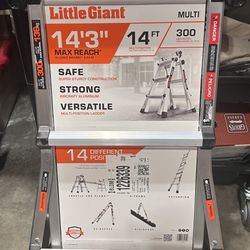 Brand New Little Giant Multi Use Ladder. Super Versatile. Great Dad/Husband Christmas Gift
