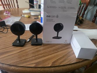 Eve Cam Apple Home Smart Indoor Camera 1080p Resolution Motion Sensor used open box