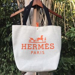 Beautiful sand colored canvas tote