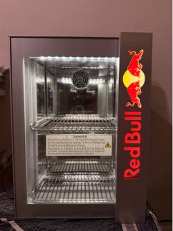 Red Bull mini fridge