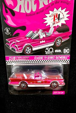 Hot Wheels RLC Pink Batmobile
