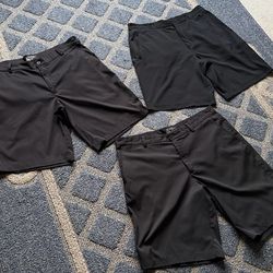 Nike Golf Dri-Fit Black Front Standard Fit Shorts(3)