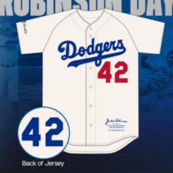 Jackie Robinson Dodgers jersey