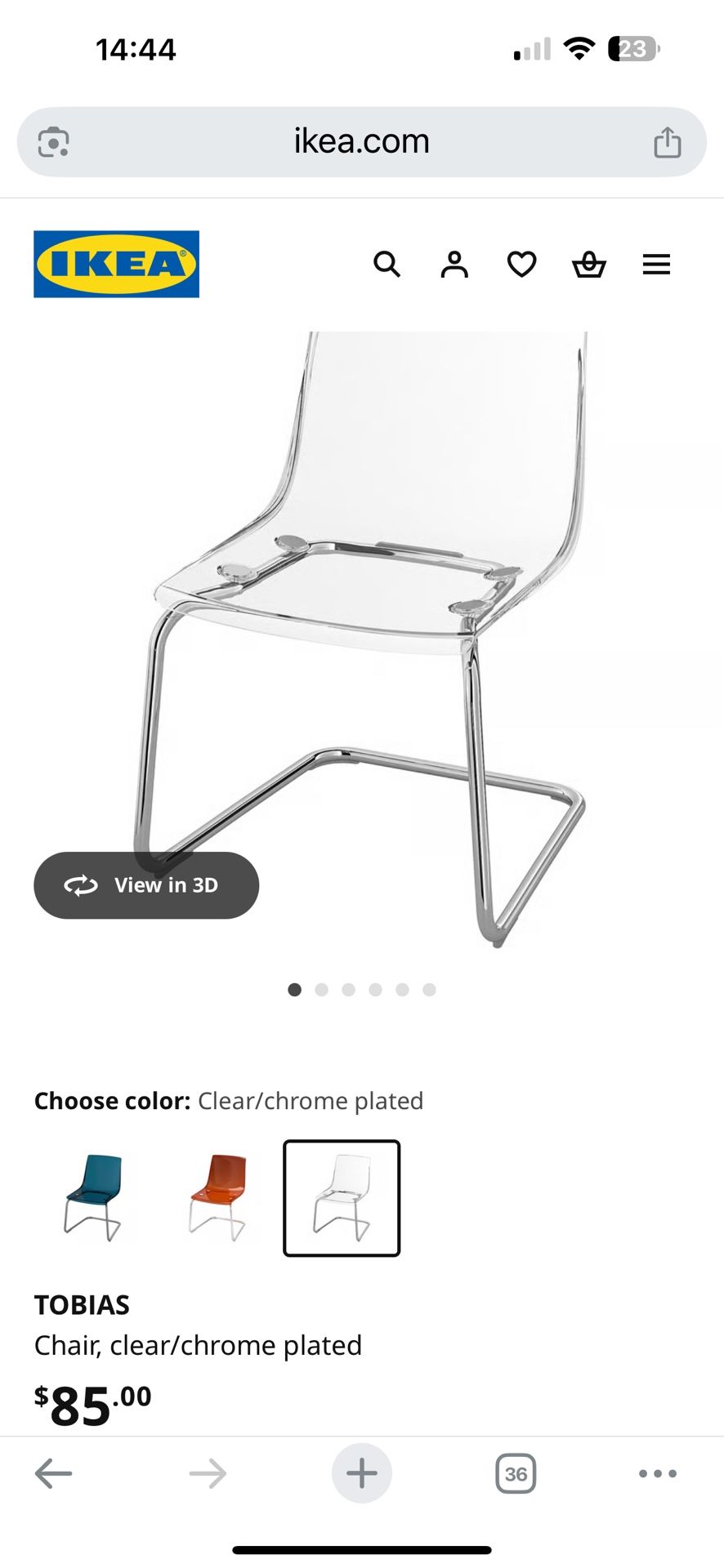IKEA Tobias Chair Used In Good Condition