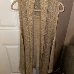 Women’s  Beige , Long Cardigan NEW ! 