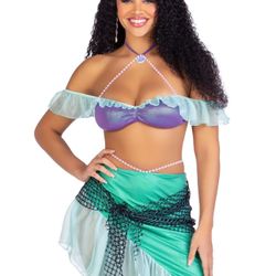 Leg Avenue Women’s 3 Pc Spellbound Mermaid Halloween Costume Small  