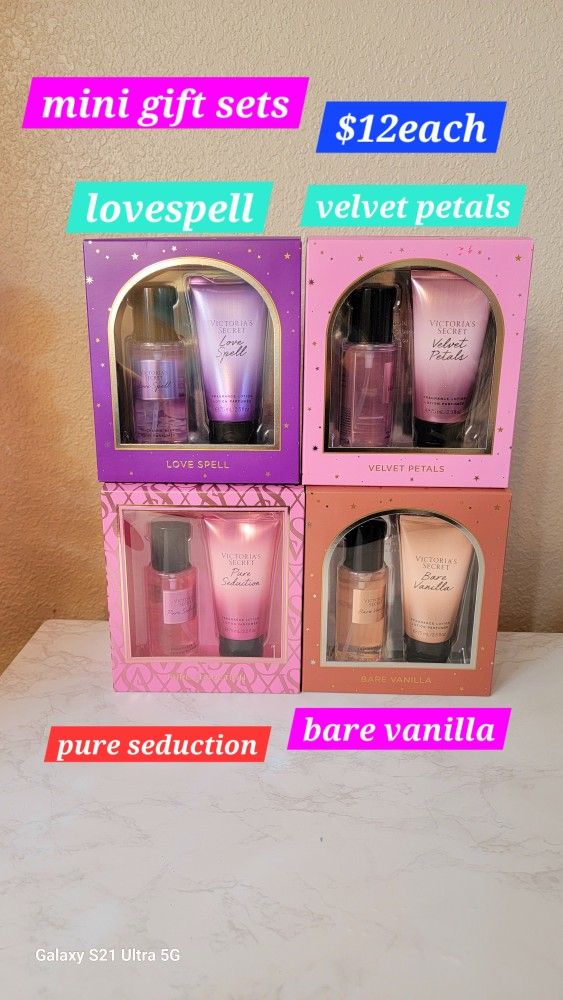 Mini Gift Sets $12 Each