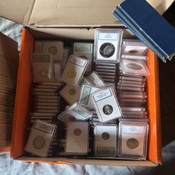 “No set price” Large us Coin collection slabbed us coins collection