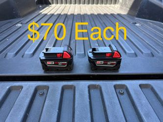 Milwaukee M18 18-Volt 4.0 Ah Lithium-Ion XC Extended Capacity Battery **$70 Each**