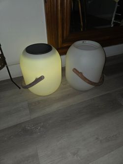 Ambient cocoon lamp
.One of the lamps is missing its LED light!