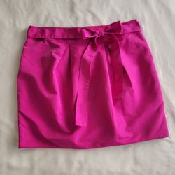 Hot pink Armani Exchange mini skirt with belt 