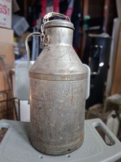 Vintage milk canister