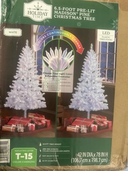 $50 white Christmas tree 6.5 tall