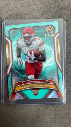 Xavier worthy 211/249 rookie