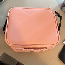 LED Fill Light Mirror Cosmetic Bag 