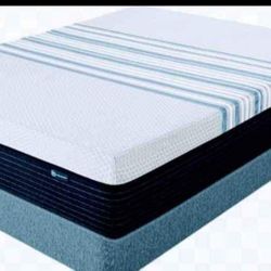 Brand New Factory Sealed Premium Memory Foam Cool Gel  Queen Mattresses By Serta