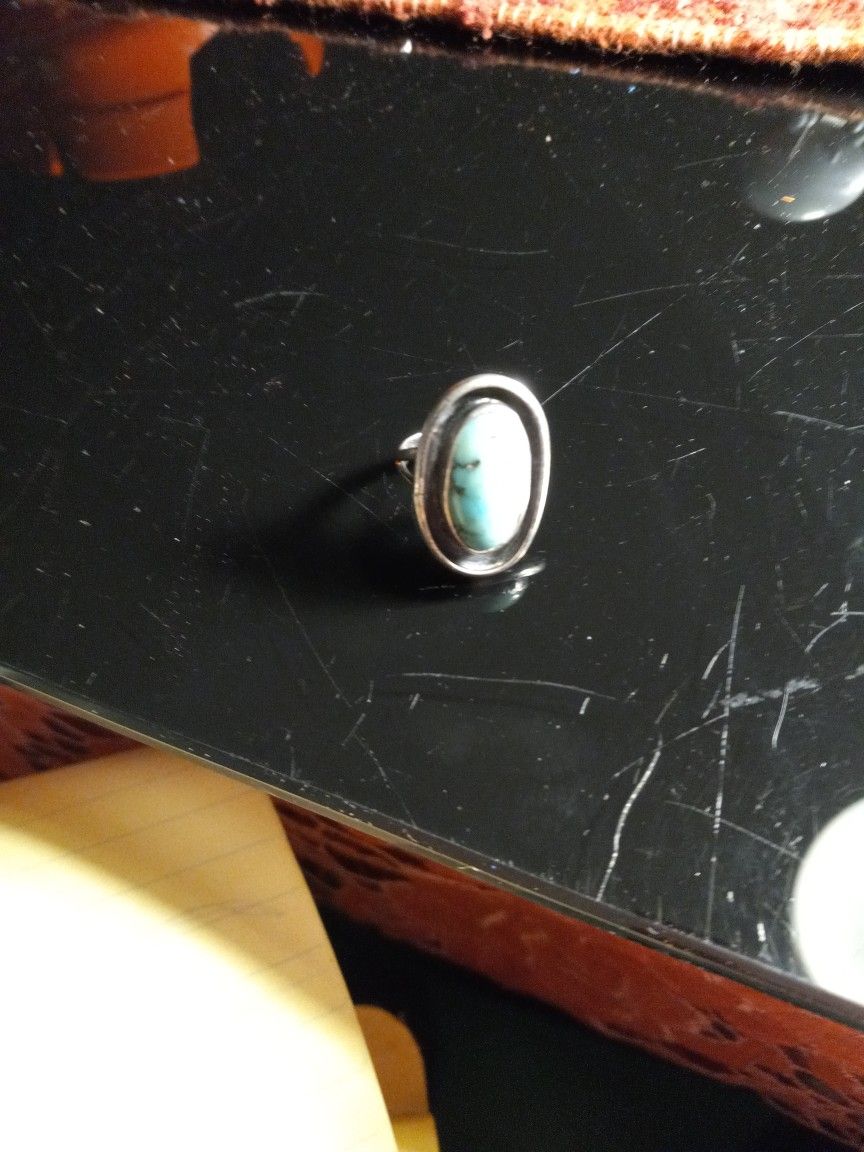 Sterling Silver & Turquoise Ring