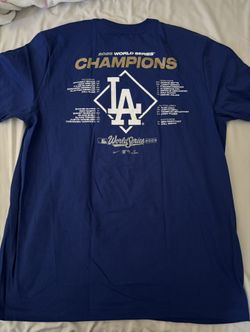 Los Angeles Dodgers World Series Champions Roster Tshirt