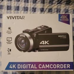 Vivitar 4K Ultra HD Digital Camcorder DVR4k Black-NEW IN BOX x20 discounts in bulk