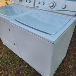 MAYTAG SUPER CAPACITY WASHER AND DRYER MATCHED SET  - FREE DELIVERY 