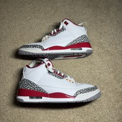 Jordan 3: "Fire Red" (Men's 8)