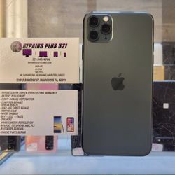 Unlocked Green iPhone 11 Pro Max 64gb