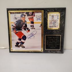 Rare Old Large Authentic Signed / Autographed Teemu Selanne Plaque / Picture / Card (15 by 12 inches)