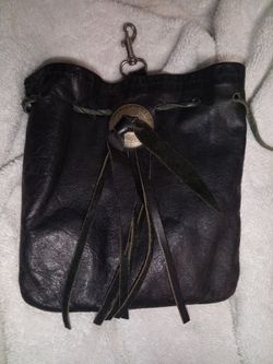 Wonans Harley Davidson Carry On Bag 8" X 6" Beautiful Vintage Bag