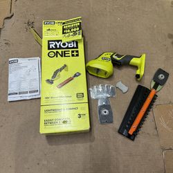 RYOBI ONE+ 18V Cordless Grass Shear and Shrubber Trimmer (Tool Only)