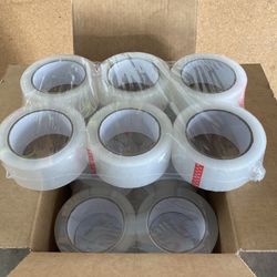Packaging Tape 110 Yards x 1,8 Mil Clear 6 Rolls