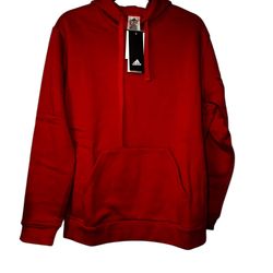 New Adidas Red Woman’s Hoodie Size Large