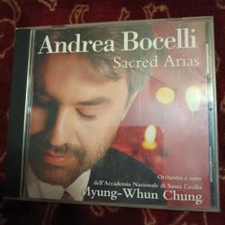 Sacred Arias by Andrea Bocelli (CD, 1999) 