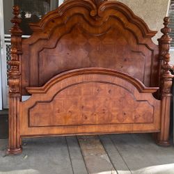 California King Head Board And Foot Board 