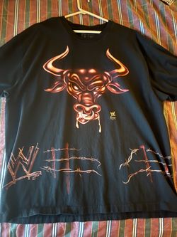 WWE x Travis Scott Cactus Jack - The Rock Bull T-Shirt XXL