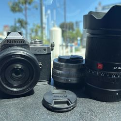 Nikon Camera Z Fc With Lenses And Accessories 