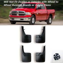 For 09-18 Dodge Ram 1(contact info removed) 3500 Mud Flap Guards OBO