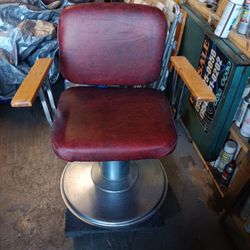 Industrial Age  mid Century LOFT STYLE DESK BARBER SALON CHAIR 
