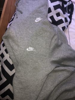 Grey Nike sweat suit