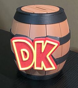 Donkey Kong Barrel Coin bank/pen/pencil holder