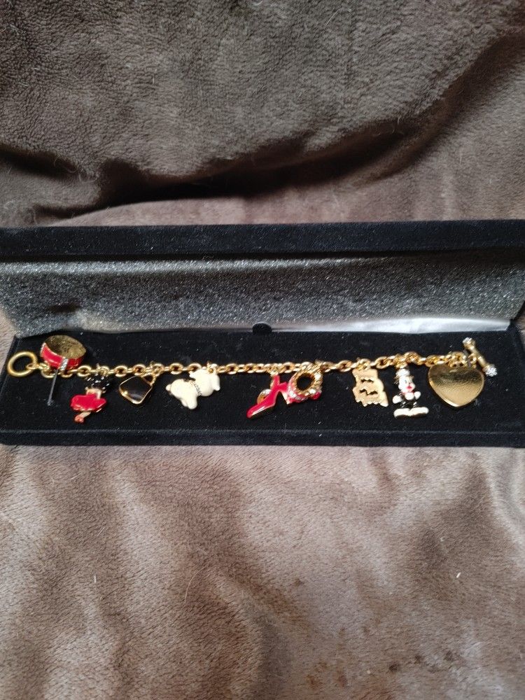 Estate Jewelry Sale: Betty Boop Charm Bracelet