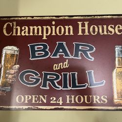 Decor Bar and Grill Sign