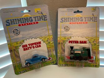 ERTL shining time station die cast metal train and car