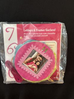 NEW! American Girl Letters & Frames Garland