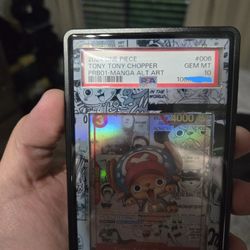 One Piece Tony Tony Chopper Manga Psa 10