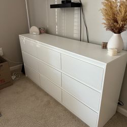 9 Drawer Dresser - White