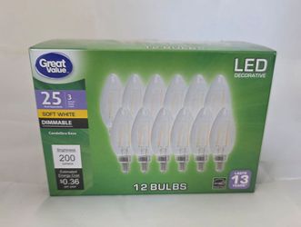 Great Value 12 pack LED