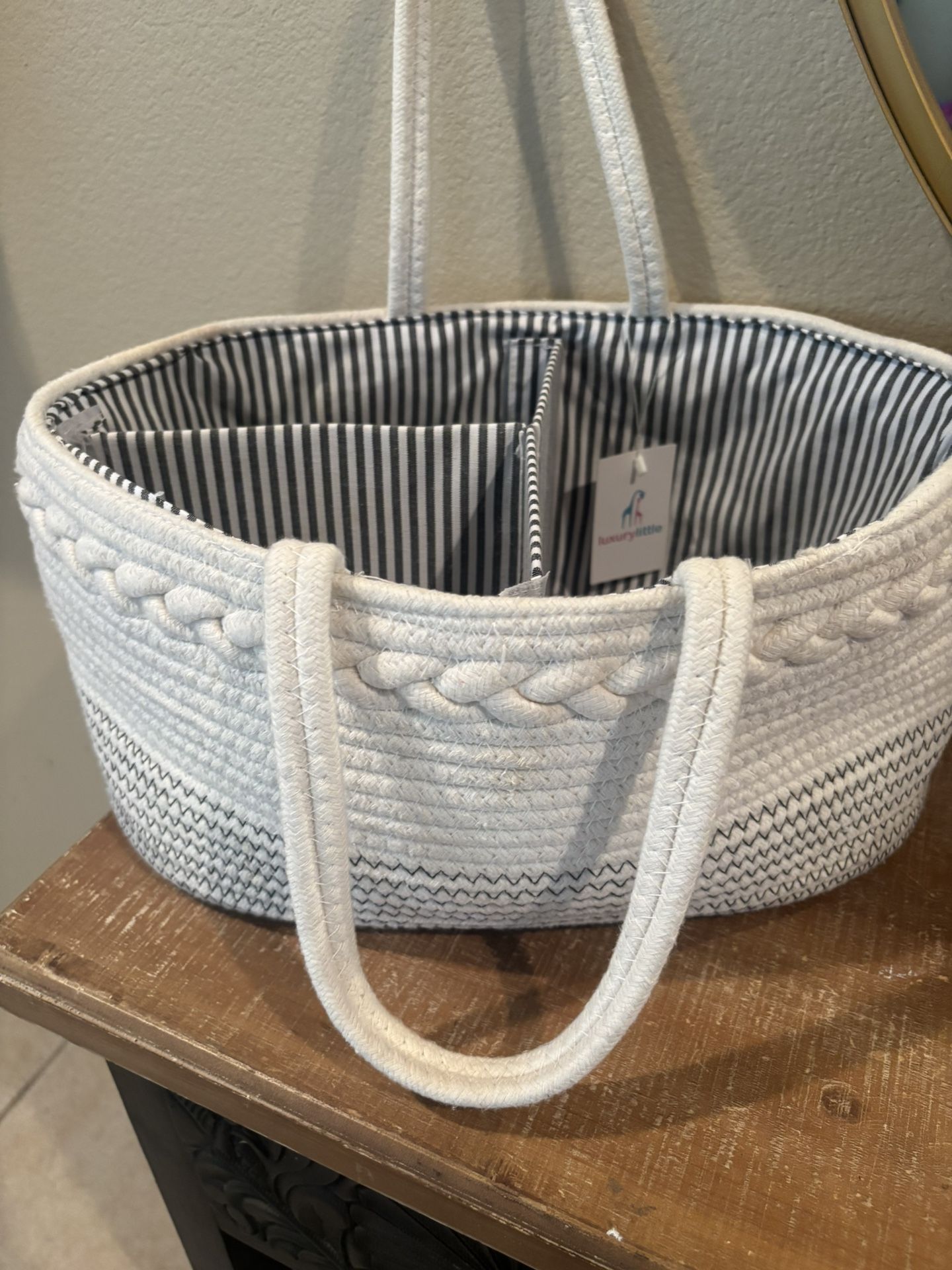 Rope Diaper Caddy